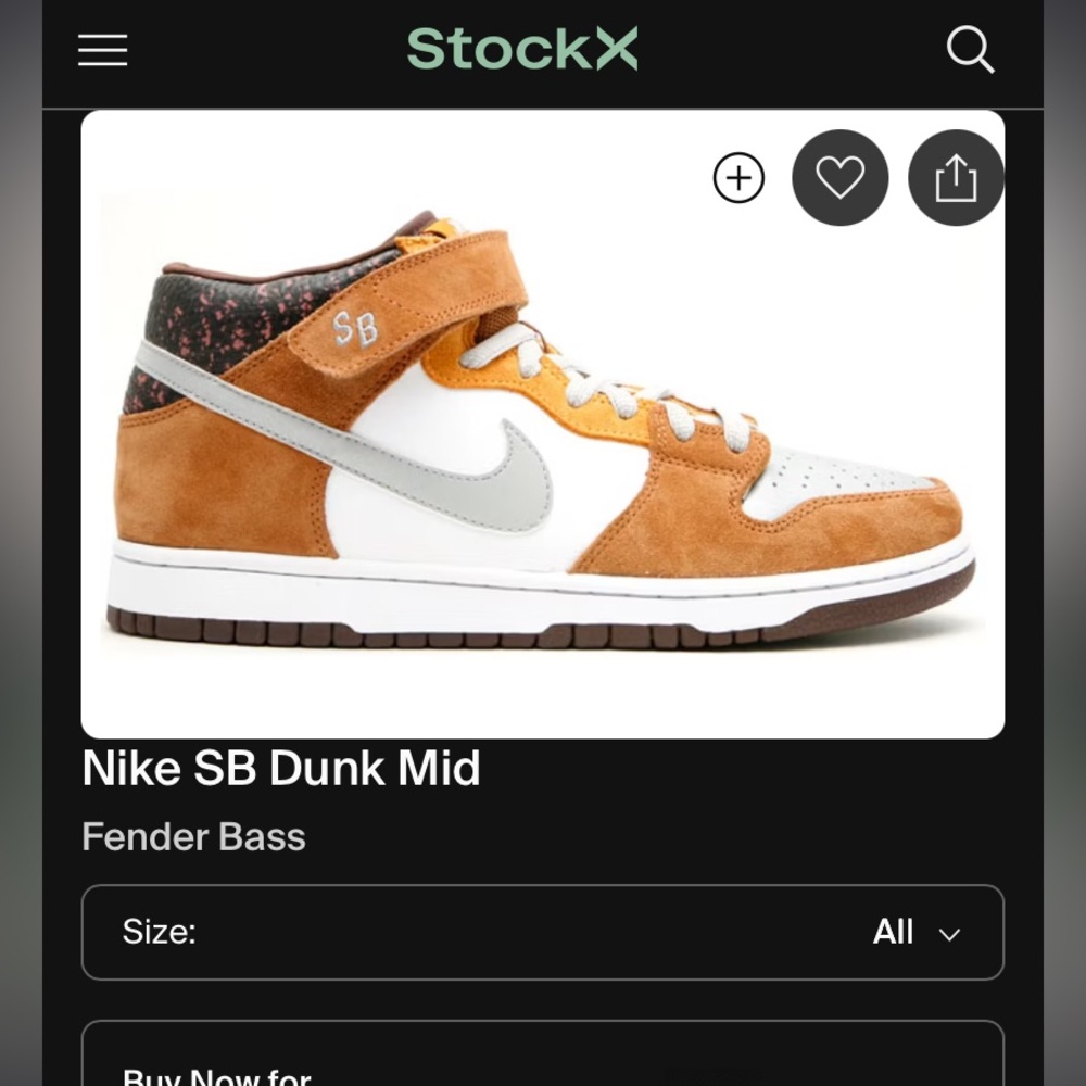 Nike SB Dunks Mid Fender